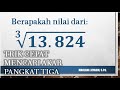 Trik Cepat Mencari Akar Pangkat Tiga dari Bilangan Kubik - Matematika SD