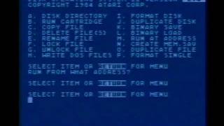 Atari 65xe DOS 2.5 and Basic Programming
