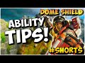 Apex Legends Tips and Tricks: GIBRALTAR DOME SHIELD! #Shorts