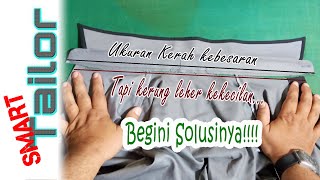 Memasang kerah kemeja pria | Triks & Tips || Smart Tailor