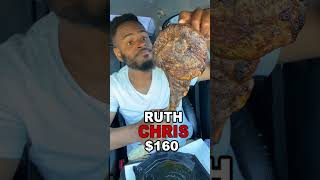Eating $400‼️ WORTH of Tomahwak Steaks🥩(6.5lbs) #fyp #entertainment #shorts