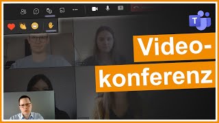 🎥 Microsoft Teams Videokonferenz 2021 (erstellen, teilnehmen \u0026 Funktionen)