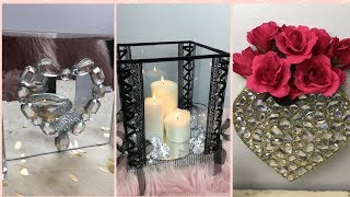 3 DOLLAR TREE GLAM DIY'S 2019 | ROMANTIC HOME DECOR