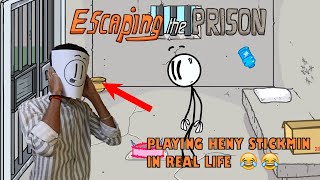 I become henry stickmin in real life 😂🤣 || Collection of henry stickmin || By Drippi.