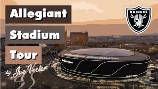 Las Vegas Raiders Allegiant Stadium Full Tour 2021 [4K]