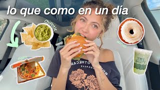 WHAT I EAT IN A DAY! *Chick-fil-a, donuts, matcha, pizza*