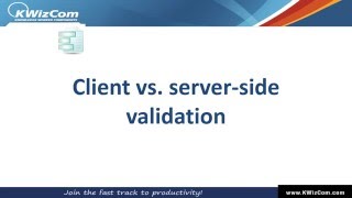 05 - Client vs Server side Validation