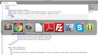 Simple Navigation Bar in Twitter Bootstrap