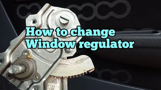 how to change window regulator / door glass not working / maruti suzuki alto 800 / door glass winder