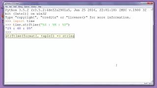 How to display time (hours minutes seconds in 24-hours and 12-hours formats) in Python