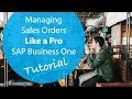 SAP Business One Tutorial: Managing Sales Orders Like a Pro