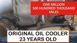 SHOCKING DISCOVERY--OIL COOLER IS 23 YEARS OLD!  / STILL WORKING ON KING PINS #kingpin #oilcooler