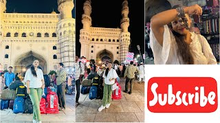 Charminar Vlog in Hyderabad | | Charminar Market Vlog 💕💕