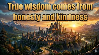 True wisdom comes from honesty and kindness