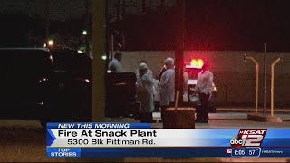 Fire at HEB snack plant evacuates employees