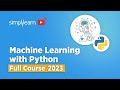 Machine Learning With Python Full Course 2026 | Machine Learning Tutorial for Beginners| Simplilearn