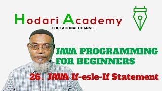Java Programming for Beginners - 26. Java If else if Statement