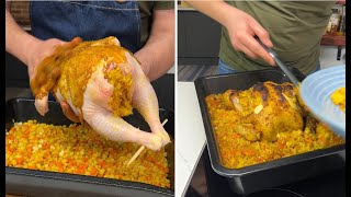 [Friend's Roasted Chicken Recipe]  دجاجة مشوية على طريقة اصحابي