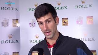 Djokovic: "I Was Very Pleased With My Return"
