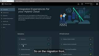 VMware Cloud And App Transformation: VMware Cloud Console Demo