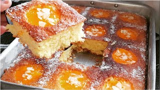 كيكة المندرين🍊 العائلية هشة خفيفة ولذيذذة وجديها للكوطي وكلشي غادي يشكرك عليها رووعة😋😍😍