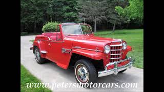 1950 Willys Overland Jeepster SOLD! www.petersmotorcars.com