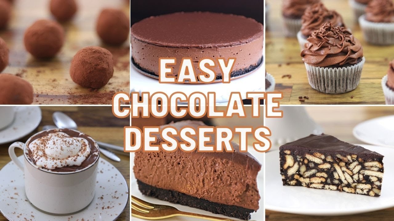 Death By Chocolate 7 Easy Chocolate Dessert Recipes Youtube