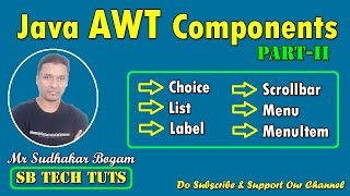 AWT Components in JAVA | PART - II | AWT | Java Programming