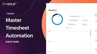 Timesheet Automation - Admin Level | Flowace.ai