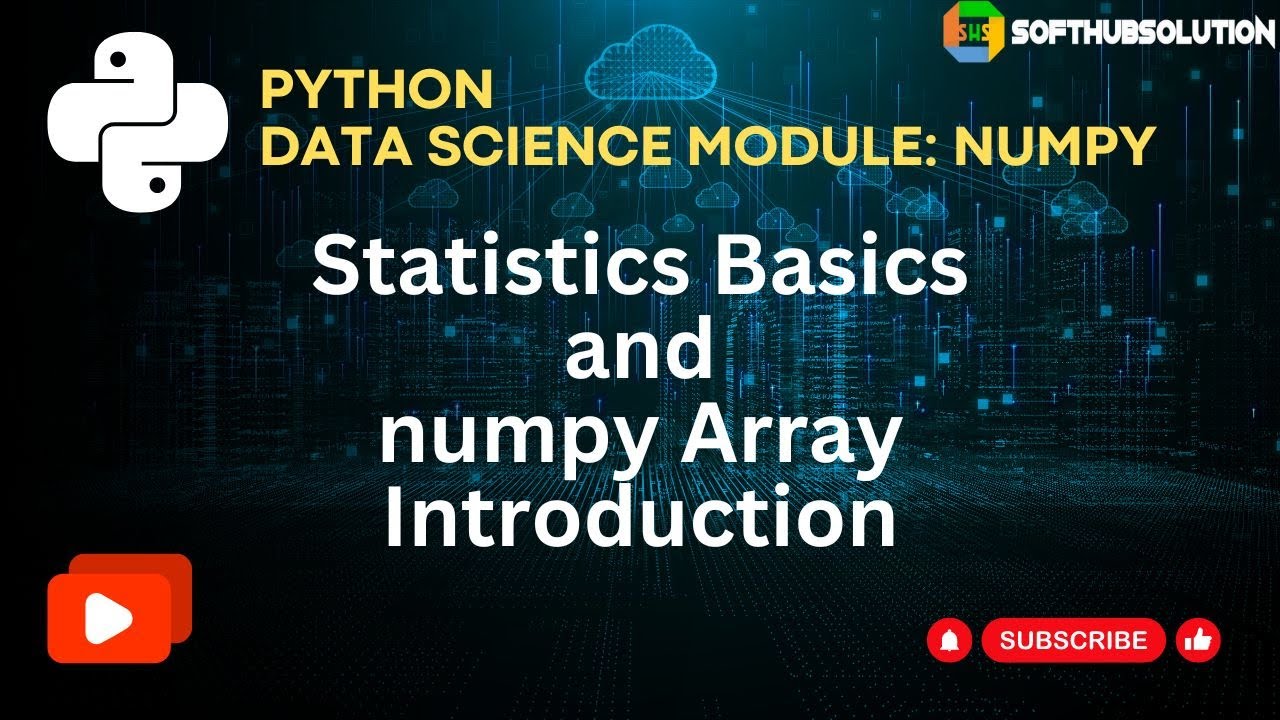 Session 1 Python Data Science Stats Foundations Numpy Array