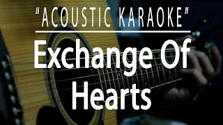 Exchange of hearts - David Slater (Acoustic karaoke)