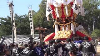 2019　上高野　井手向,山乃側　五十鈴神社(伊勢の宮)　宮入り