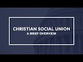 The Christian Social Union: A Brief Overview of Germany's Major Political Party