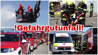 (Landesübung - 250 Kräfte) Gefahrgutunfall in Pinkafeld