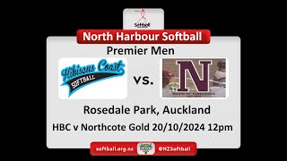 NHSA Softball | 2024 Premier Men | HBC v Northcote Gold 20/10/2024 12pm