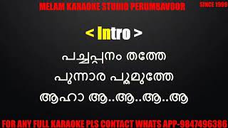 Pacha panam thathe karaoke with lyrics malayalam