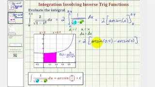Ex: Definite Integration Involving Inverse Sine - 1/sqrt(a^2-u^2)