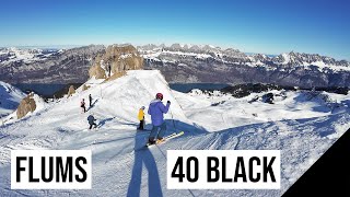 Flumserberg, 40 ⚫ BLACK - SCHWARZ (Sächserpiste) #1 🇨🇭