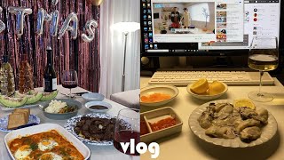 VLOG 집에서 보내는 크리스마스와 연말, 마켓컬리 언박싱, 크림 뇨끼 만들기, 음주 음주 음주