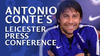 "Barkley Close To Full Fitness" | Antonio Conte Press Conference | Chelsea v Leicester