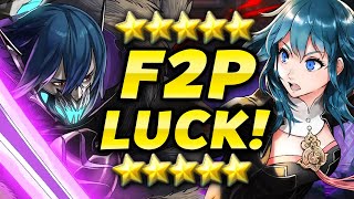 Fire Emblem Heroes - EXTREME F2P LUCK!! - Lif Mythic Banner Summoning [FEH]