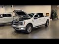 2024 ford f 150 lariat oxford white new smoked truffle leather seats 5.0l v8 motor 🔥