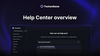 Featurebase | Introduction to Help Center