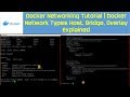 Docker Networking Tutorial | Docker Network Types & Docker Bridge Network Explained