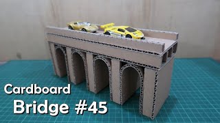 Making a cardboard bridge #45