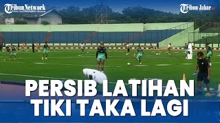 Para Punggawa Persib Bandung Latihan Tiki-taka Di Stadion Siliwangi, Kota Bandung