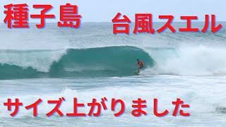 【種子島に台風スエル到達、サイズアップの一日】A Day When Typhoon Swell Reaches Tanegashima And Size Up.