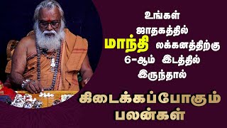 உங்கள் ஜாதகத்தில் மாந்தி லக்கனத்தில் 6-ஆம் இடத்தில் இருந்தால் | Brammasri Annasamy Speech