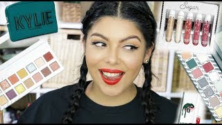 KYLIE COSMETICS HOLIDAY COLLECTION 2017 REVIEW UNBOXING AND MAKEUP TUTORIAL | SCCASTANEDA