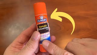 Elmer's disappearing purple glue stick review